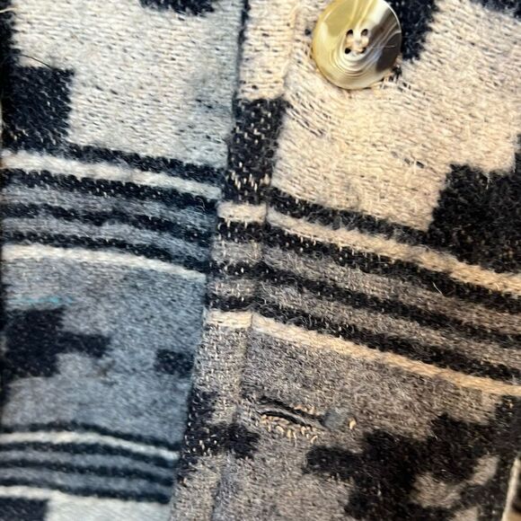 Vintage Aztec Patterned Wool Blazer - Picture 5 of 16